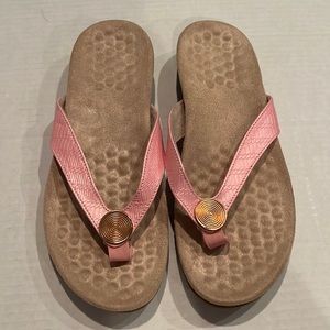 Pink flip flops